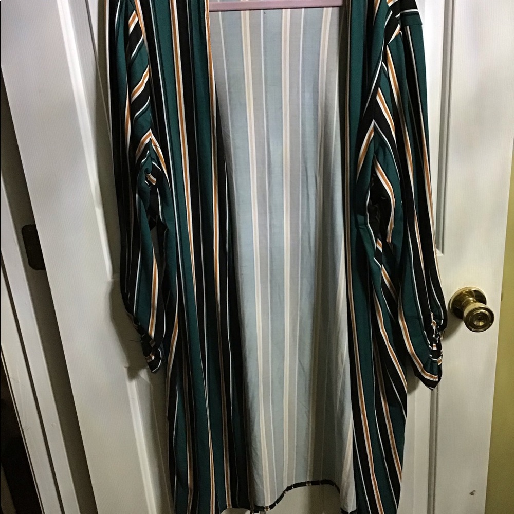 Striped cardigan